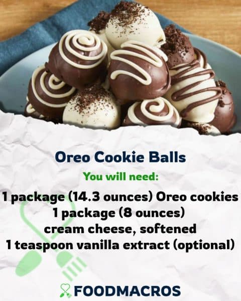 Oreo Cookie Balls – Foodmacros